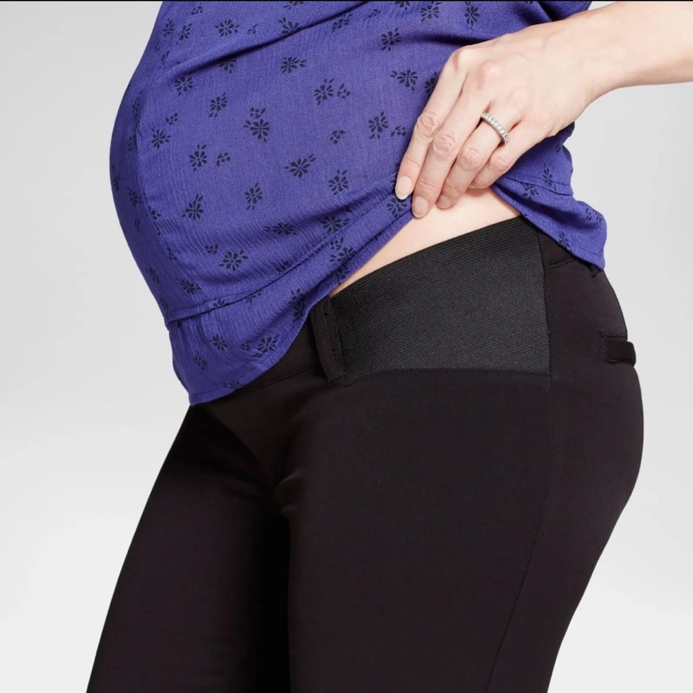 NWT! Isabel Maternity Insert Panel Skinny Pants Size 8